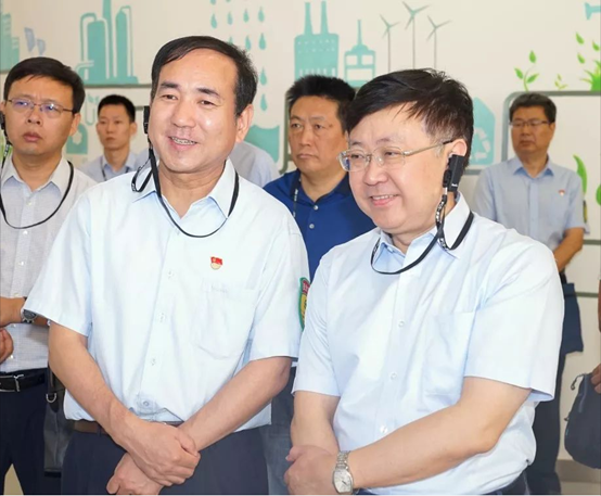 秦川机床集团党委书记、董事长龙兴元一行来访陕鼓